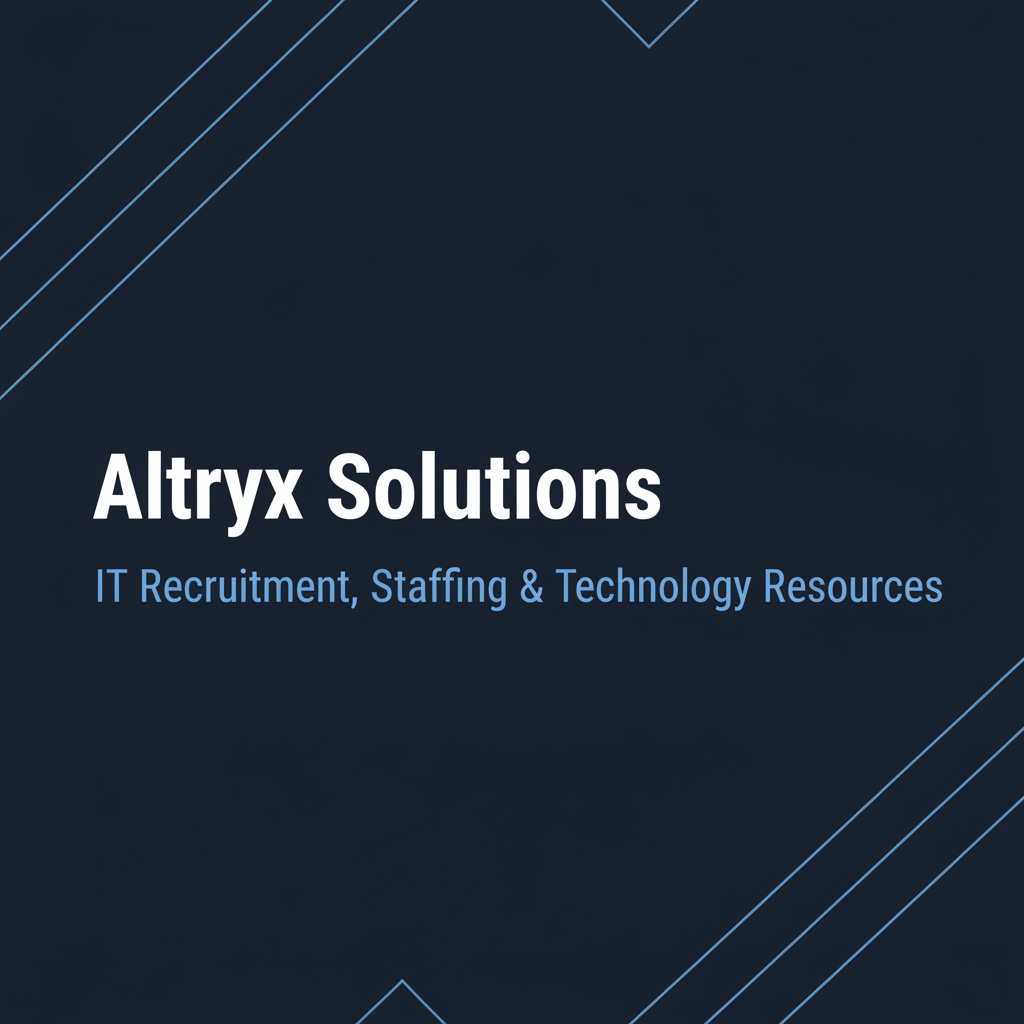 Jobs & Careers — Altryx Solutions
